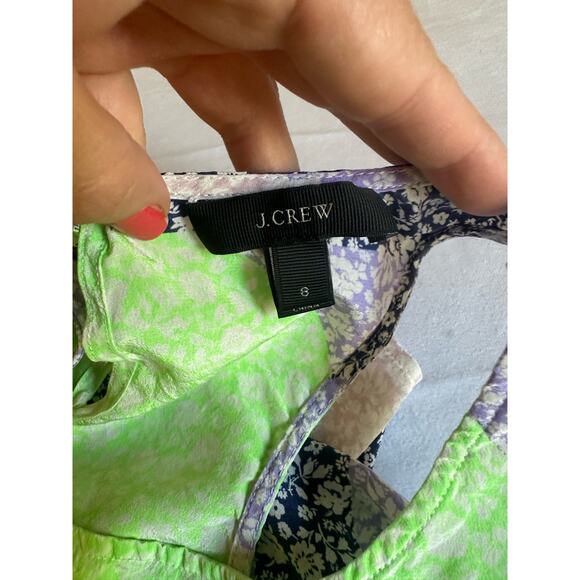 J. Crew 100% Silk Tank Blouse Size 8 - Picture 5 of 5